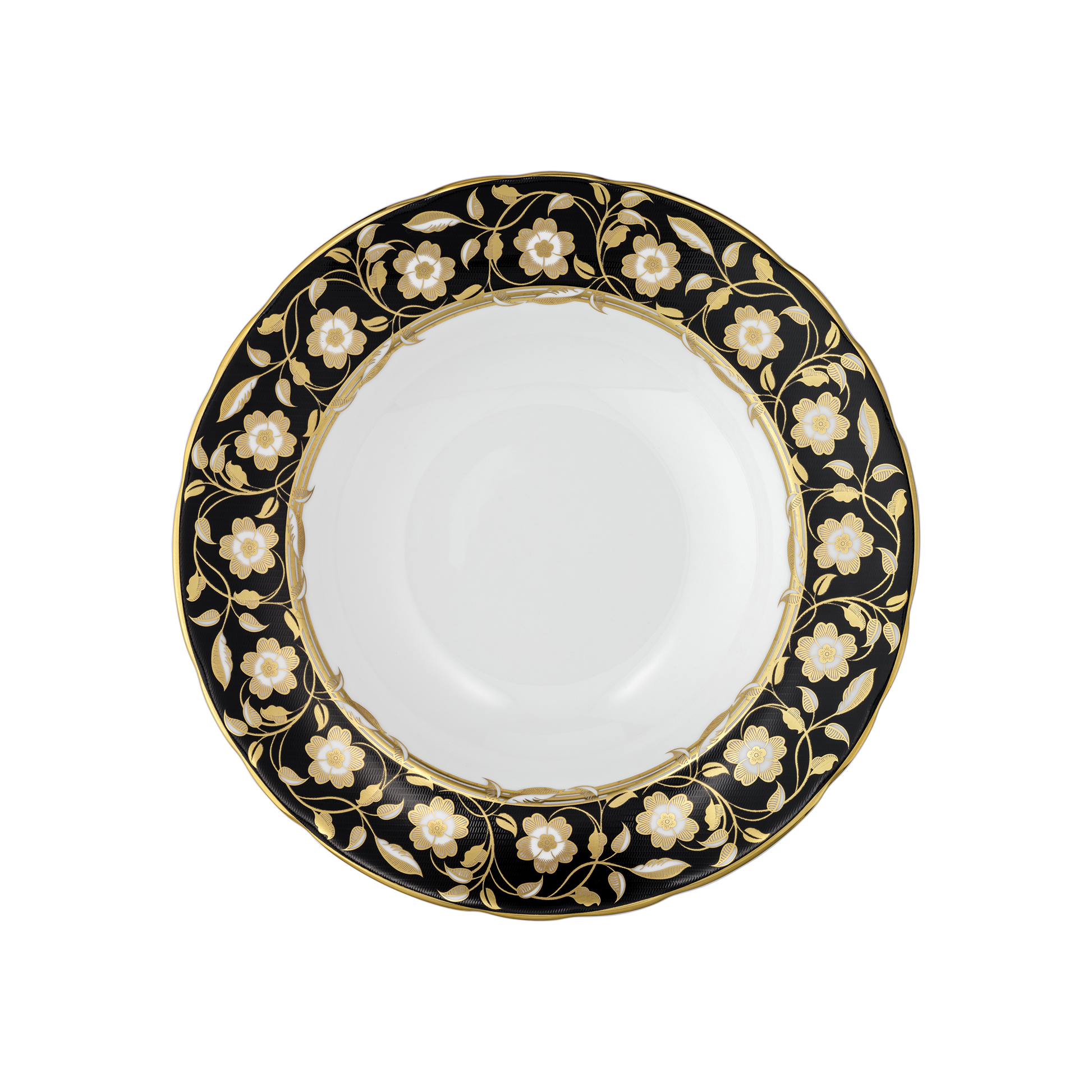 Royal Crown Derby Primrose Rim Soup Bowl (21cm) – official product image