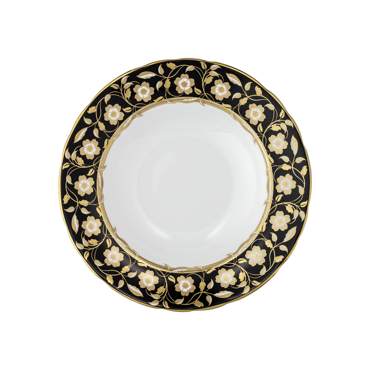 Royal Crown Derby Primrose Rim Soup Bowl (21cm) – official product image