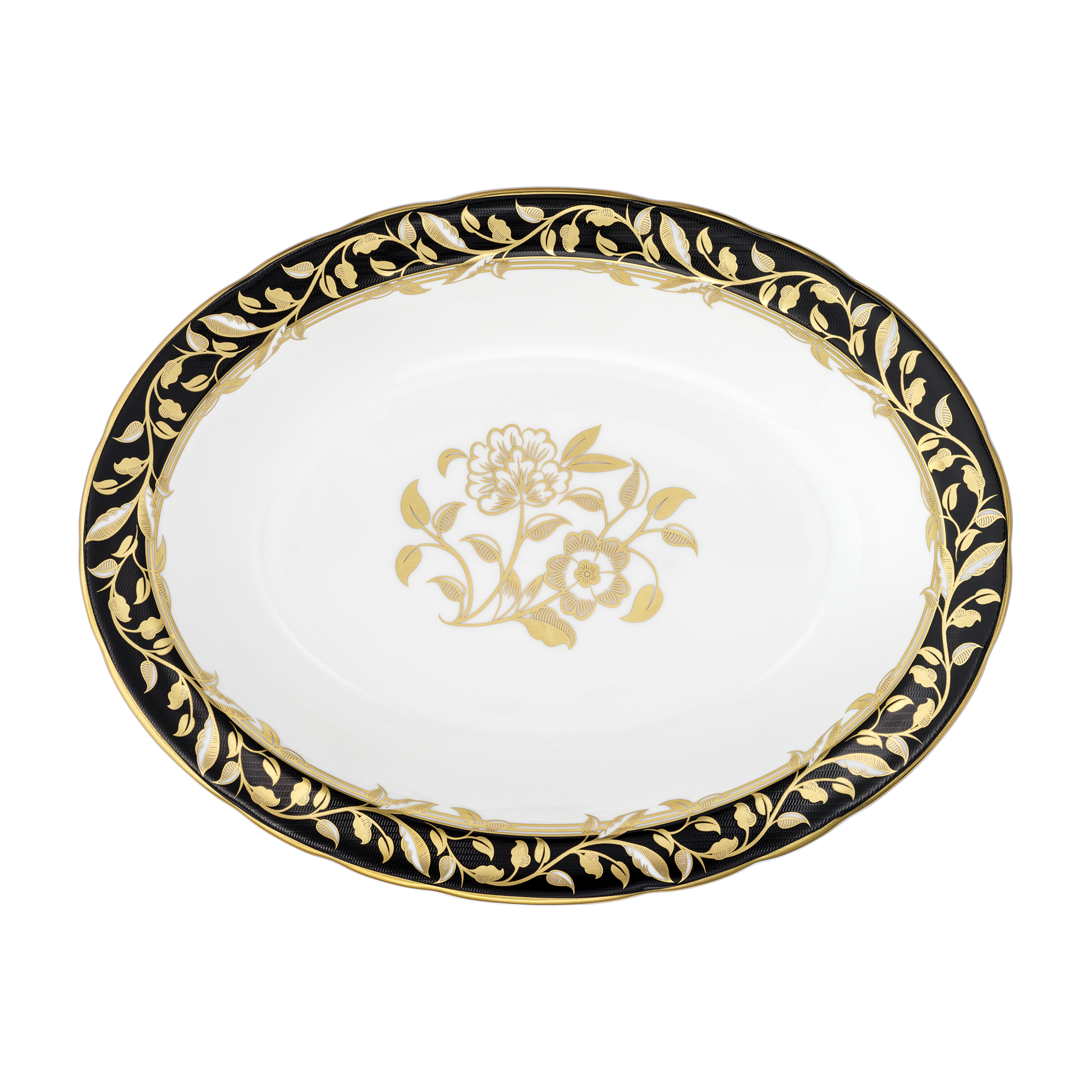 Royal Crown Derby Primrose Open Vegetable Dish (15oz) – official product image