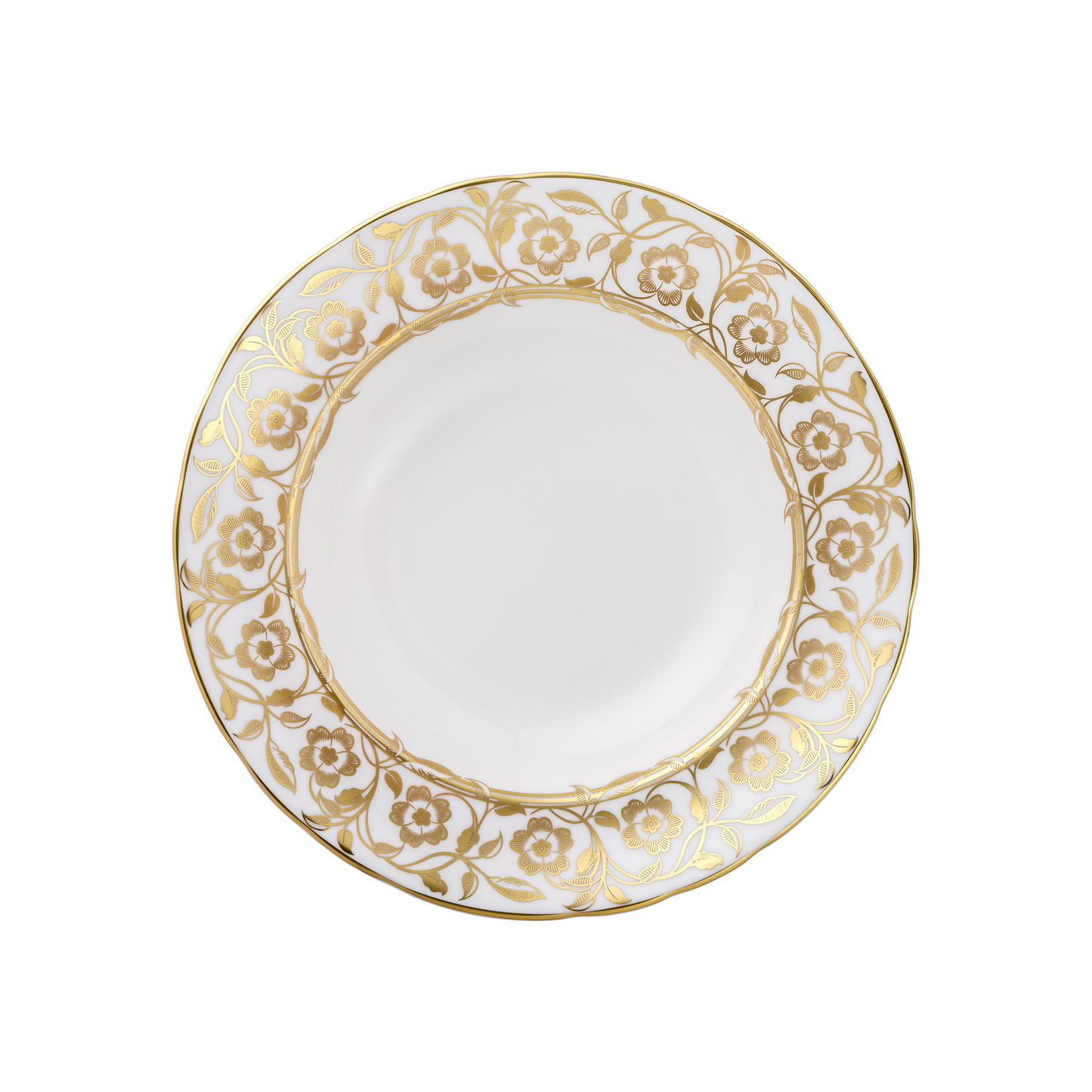 Royal Crown Derby Primrose Rim Soup Bowl (21cm) – official product image