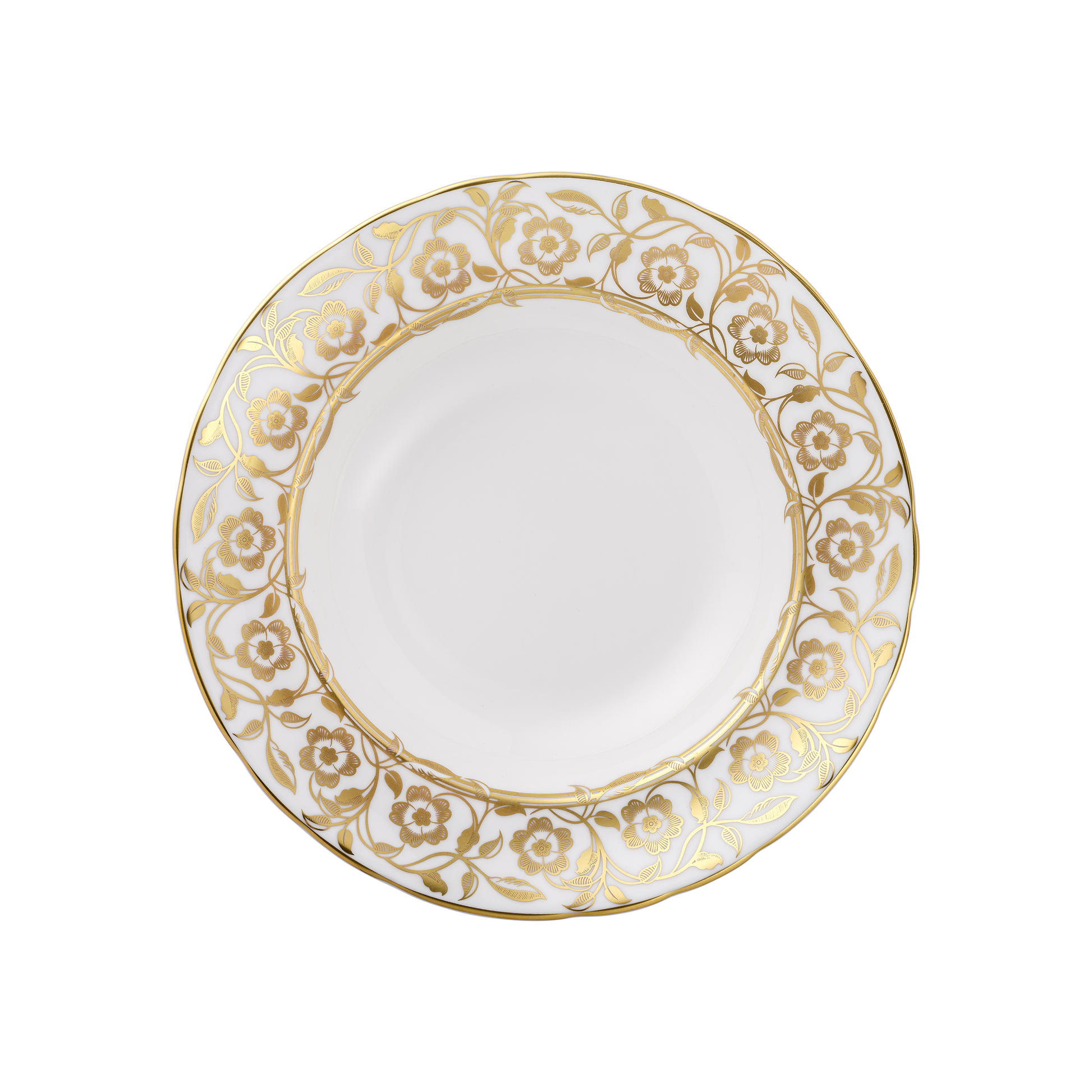 Royal Crown Derby Primrose Rim Soup Bowl (21cm) – official product image