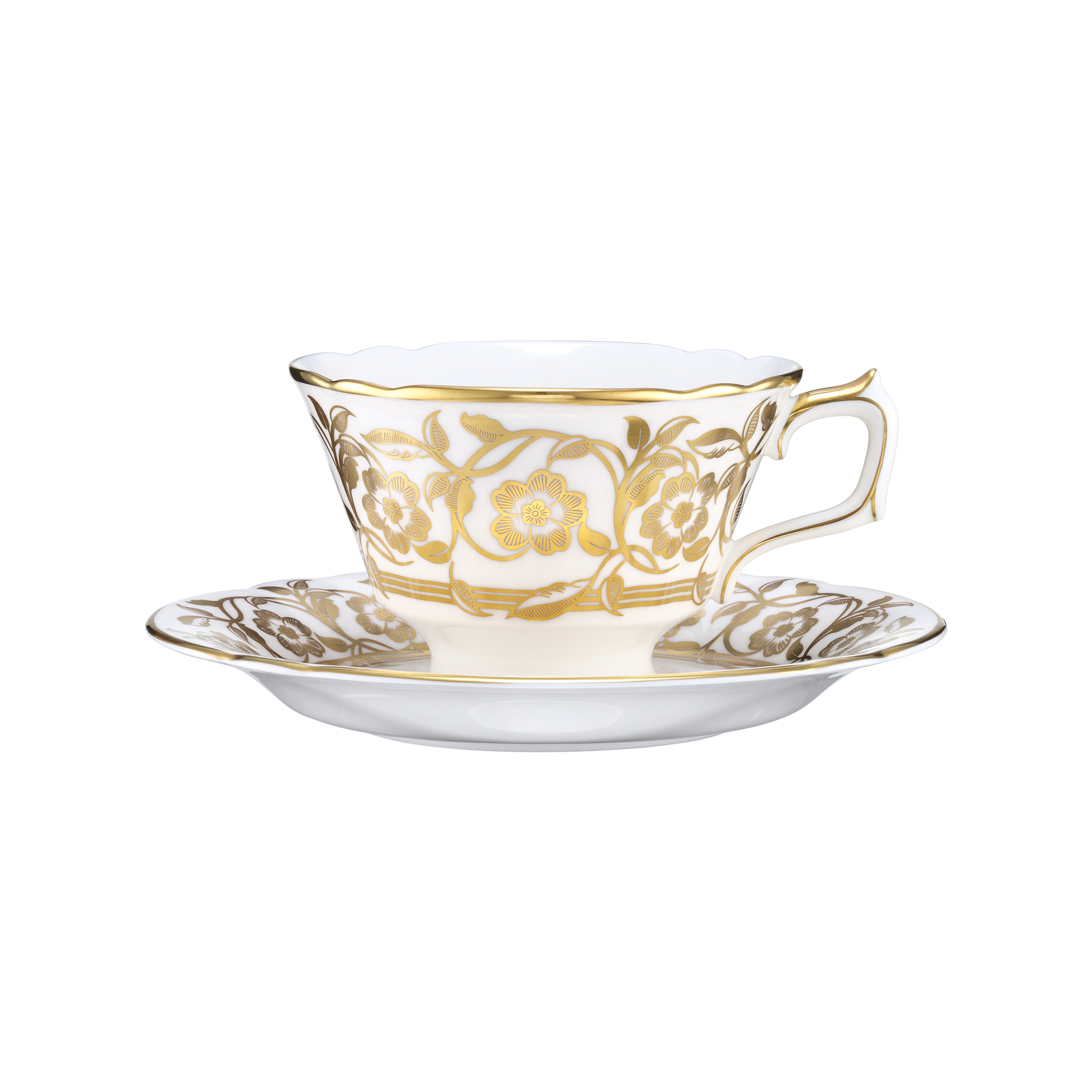 Royal Crown Derby Primrose Tea Saucer (15cm) – alternate official product image