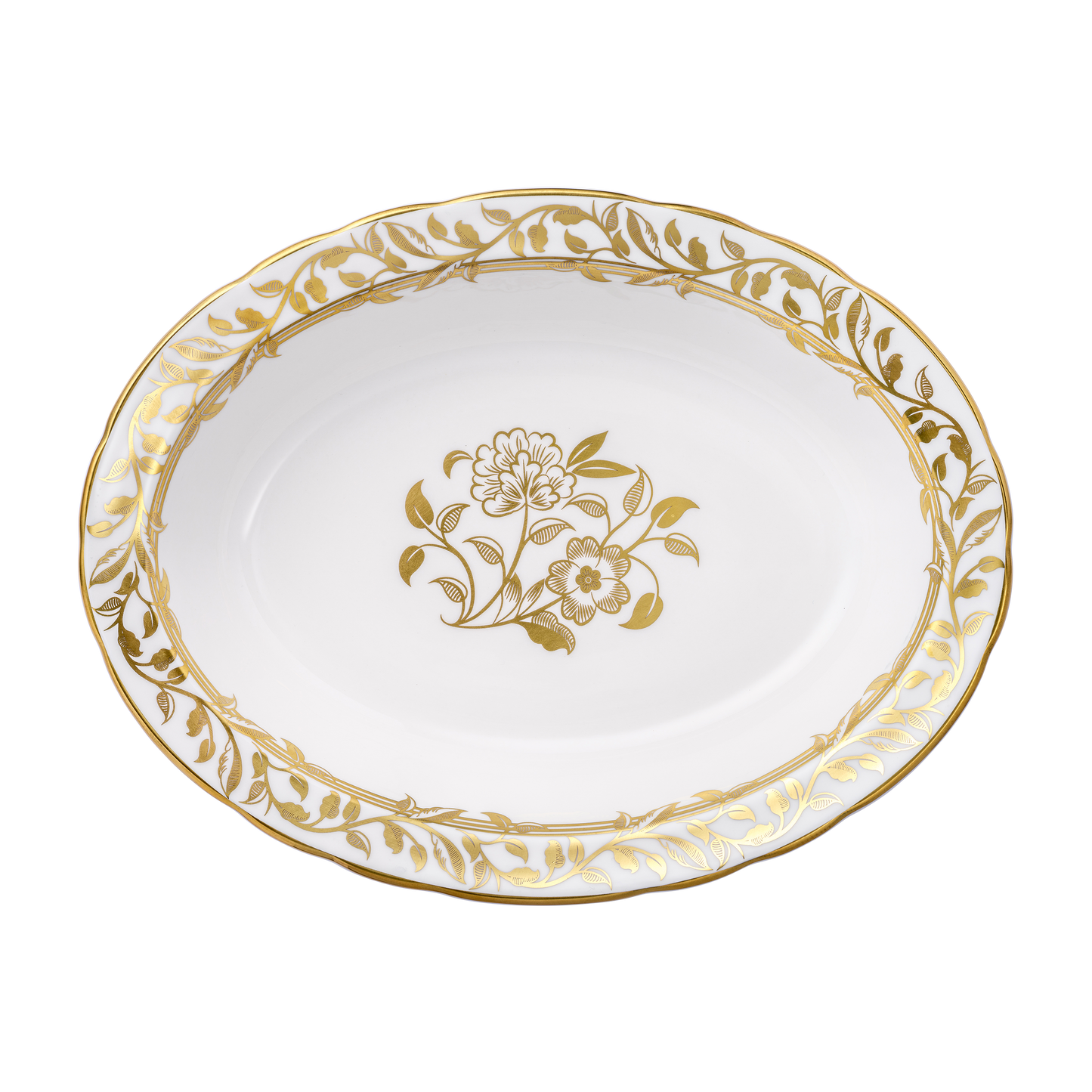 Royal Crown Derby Primrose Open Vegetable Dish (15oz) – official product image