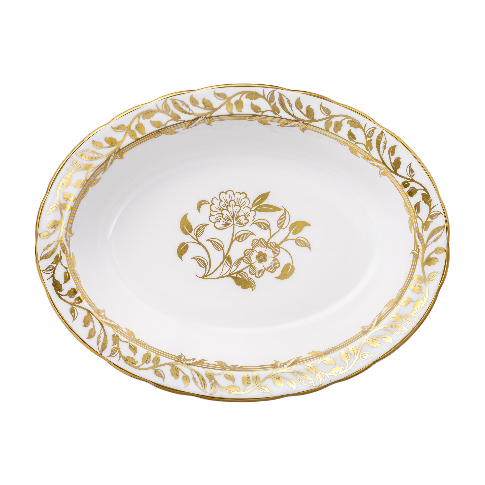 Royal Crown Derby Primrose Open Vegetable Dish (15oz) – official product image