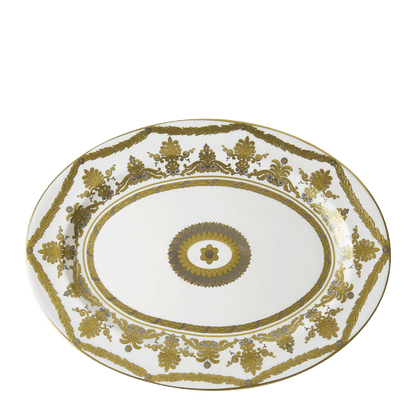 Royal Crown Derby Pearl Palace Oval Dish (41cm) – official product image