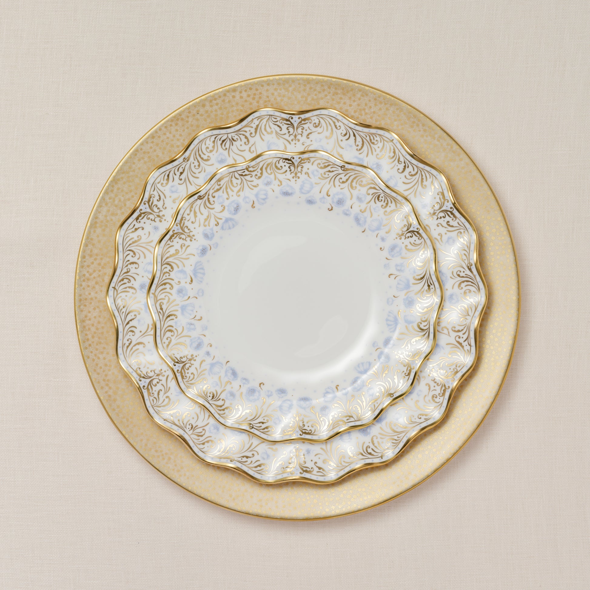 Royal Crown Derby Royal Peony Blue Salad Plate (21cm) – alternate official product image