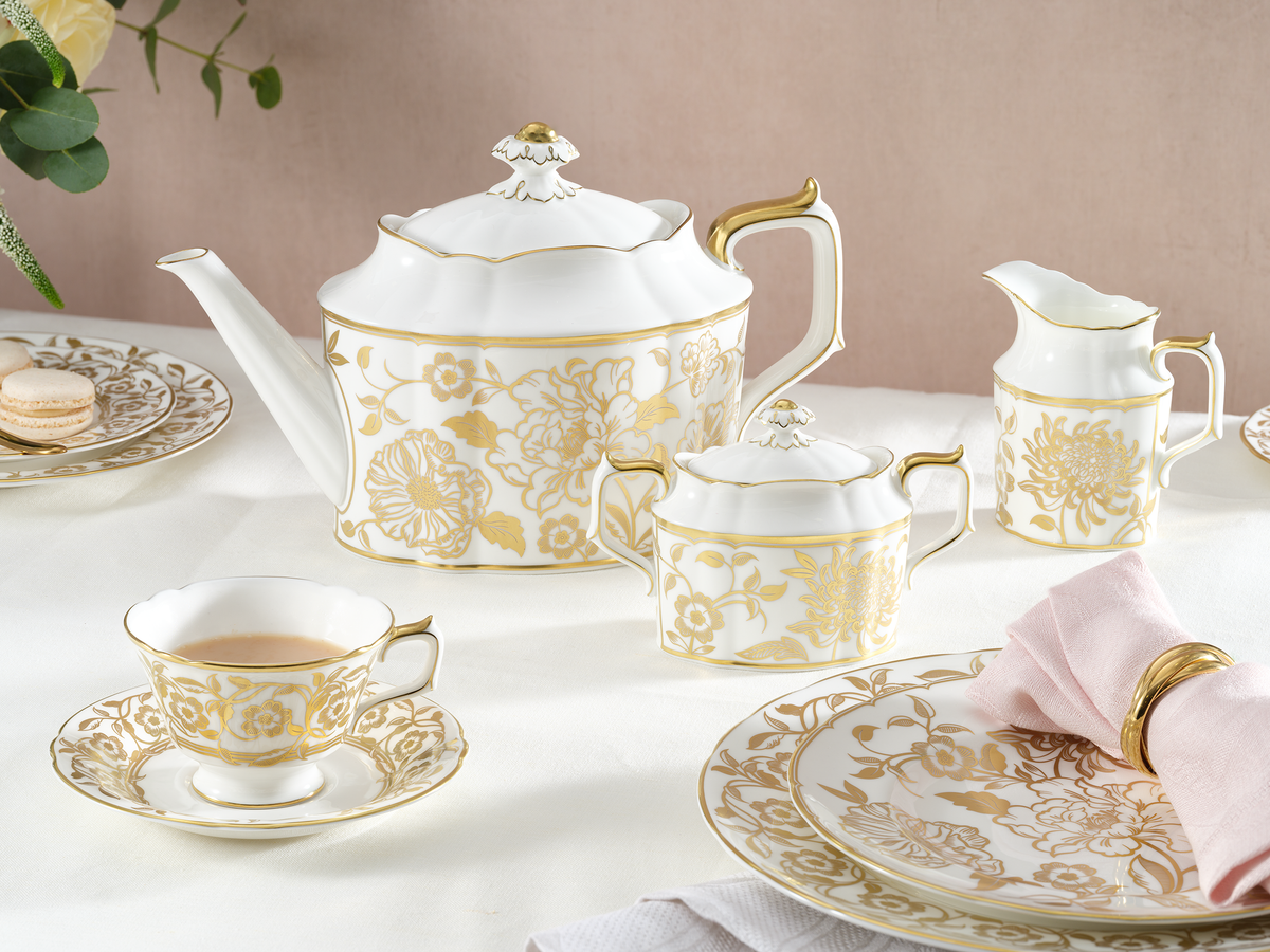 Royal Crown Derby Primrose Teapot (51oz) – alternate official product image