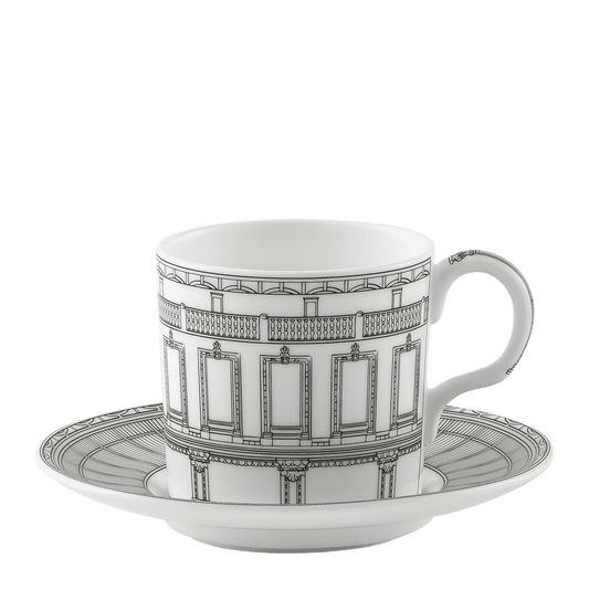 Royal Crown Derby Royal Albert Hall Coffee Cup and Saucer (85ml) – official product image