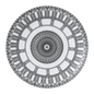 Royal Crown Derby Royal Albert Hall Salad Plate (21cm) – official product image