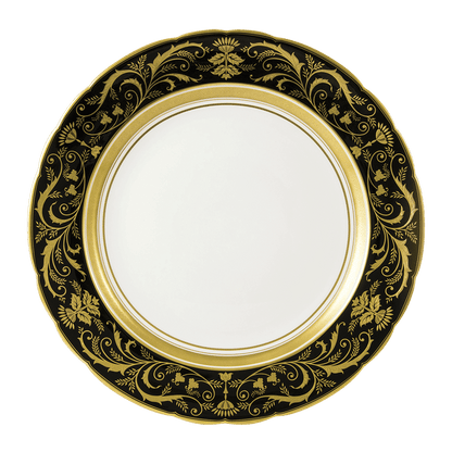 Royal Crown Derby Regency Black Soup Tureen Stand (35cm) – official product image