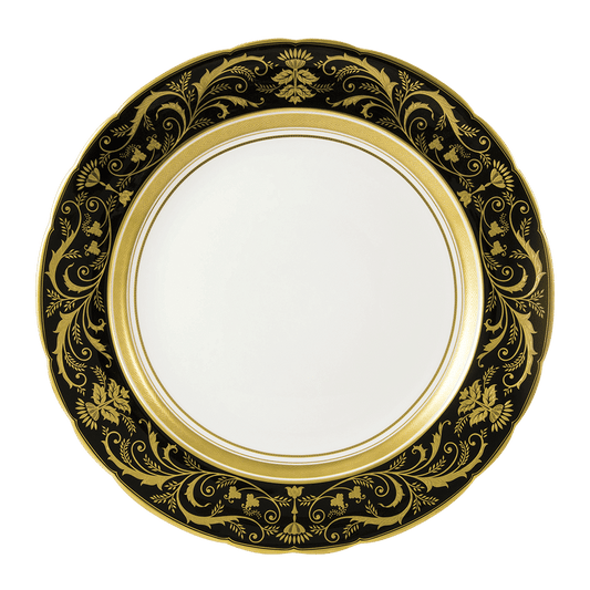 Royal Crown Derby Regency Black Soup Tureen Stand (35cm) – official product image
