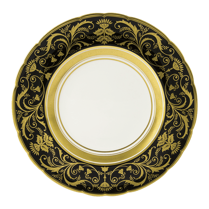 Royal Crown Derby Regency Black Dinner Plate (27cm) – official product image