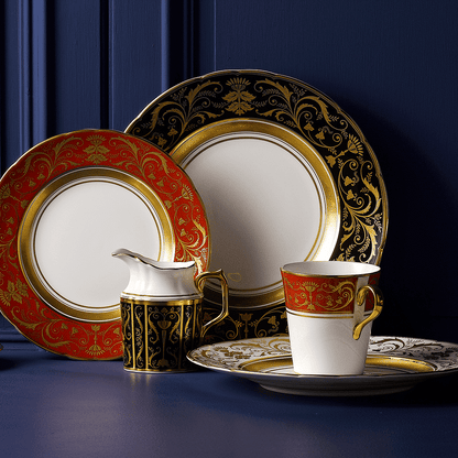 Royal Crown Derby Regency Black Dinner Plate (27cm) – alternate official product image