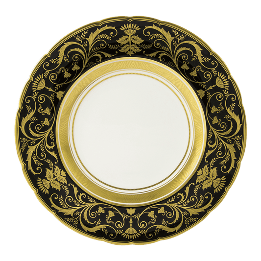 Royal Crown Derby Regency Black Dinner Plate (27cm) – official product image