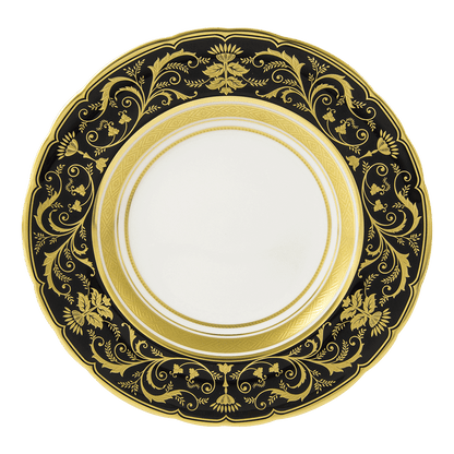 Royal Crown Derby Regency Black Side Plate (16cm) – official product image