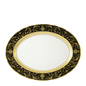 Royal Crown Derby Regency Black Oval Dish (41cm) – official product image