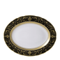 Royal Crown Derby Regency Black Oval Dish (34cm) – official product image