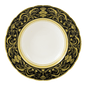Royal Crown Derby Regency Black Rim Soup Bowl (21cm) – official product image