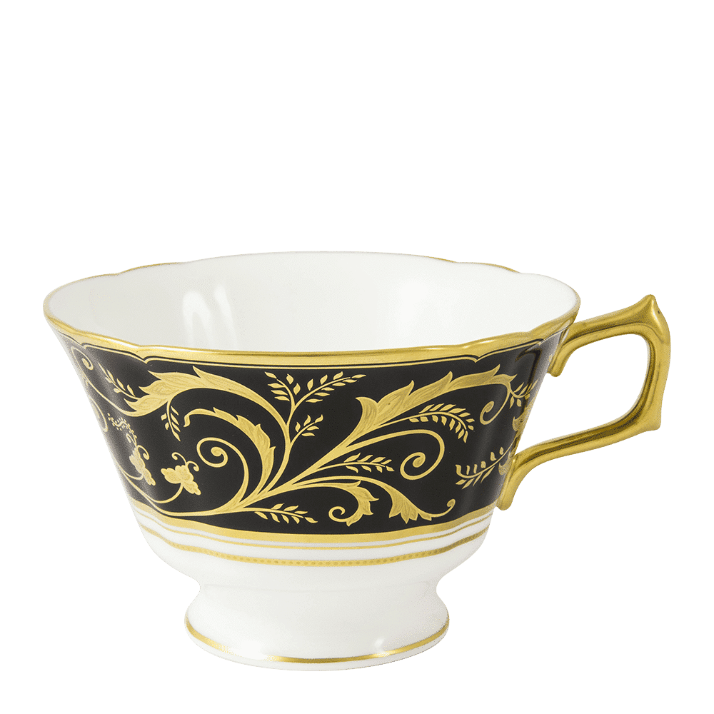 Royal Crown Derby Regency Black Teacup (220ml) – official product image