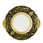 Royal Crown Derby Regency Black Bread and Butter Plate (25cm) – official product image