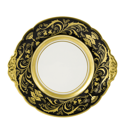Royal Crown Derby Regency Black Bread and Butter Plate (25cm) – official product image