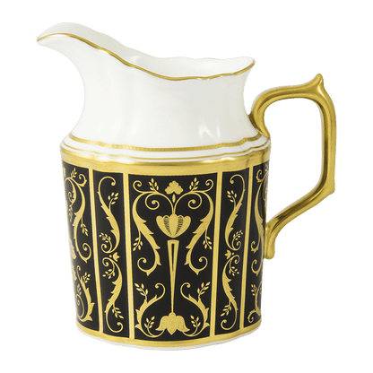Royal Crown Derby Regency Black Cream Jug (280ml) – official product image
