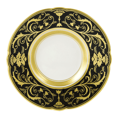 Royal Crown Derby Regency Black Coffee Saucer (12cm) – official product image