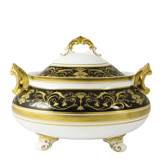 Royal Crown Derby Regency Black Soup Tureen (3700ml) – official product image