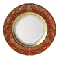 Royal Crown Derby Regency Red Salad Plate (21cm) – official product image