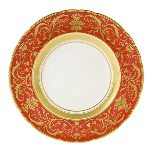 Royal Crown Derby Regency Red Dinner Plate (27cm) – official product image