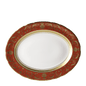 Royal Crown Derby Regency Red Oval Dish (34cm) – official product image