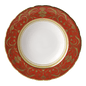 Royal Crown Derby Regency Red Rim Soup Bowl (21cm) – official product image