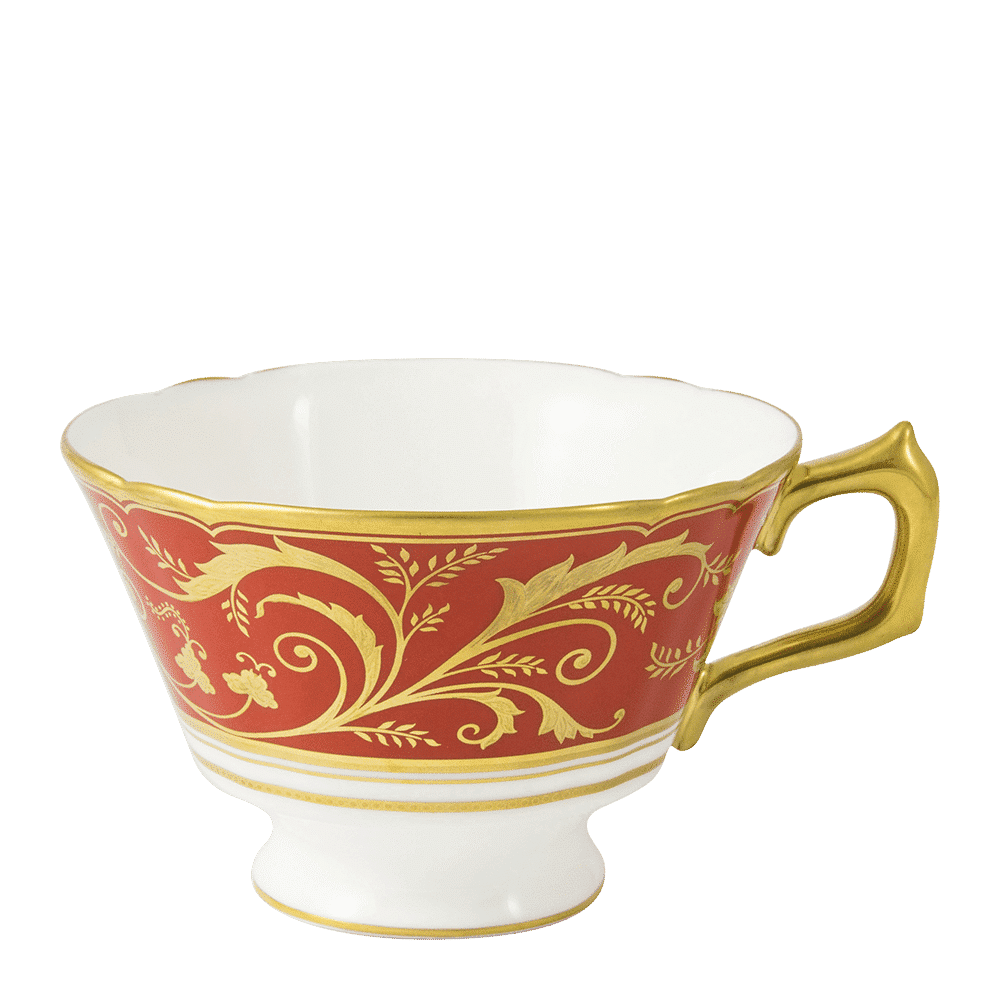 Royal Crown Derby Regency Red Teacup (220ml) – official product image