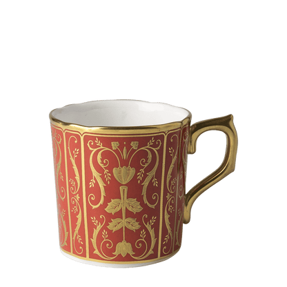 Royal Crown Derby Regency Red Coffee Cup (85ml) – official product image