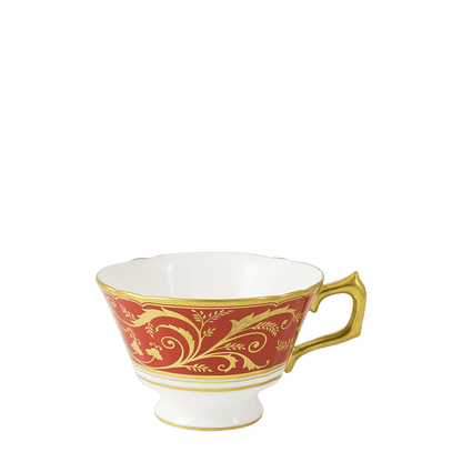 Royal Crown Derby Regency Red Breakfast Cup (340ml) – official product image
