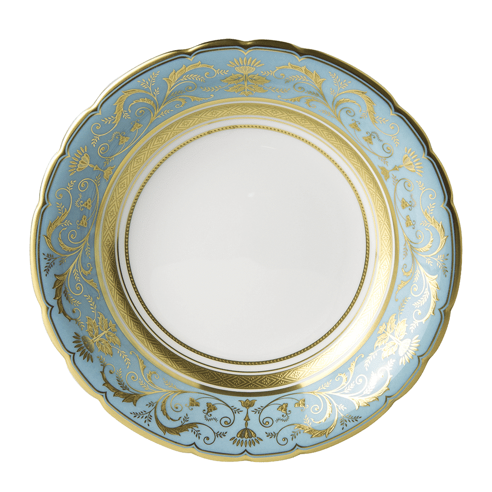 Royal Crown Derby Regency Turquoise Cereal Bowl (16.5cm) – alternate official product image