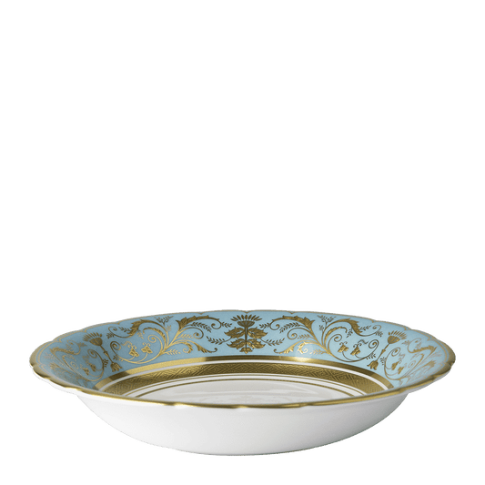 Royal Crown Derby Regency Turquoise Cereal Bowl (16.5cm) – official product image