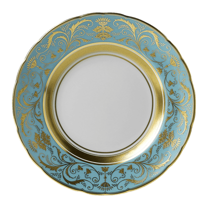 Royal Crown Derby Regency Turquoise Salad Plate (21cm) – official product image