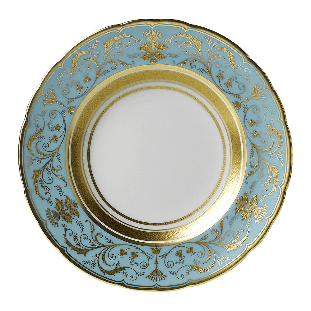 Royal Crown Derby Regency Turquoise Side Plate (16cm) – official product image