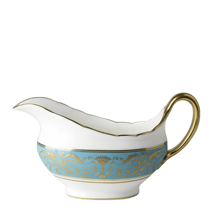 Royal Crown Derby Regency Turquoise Sauce Boat (450ml) – official product image