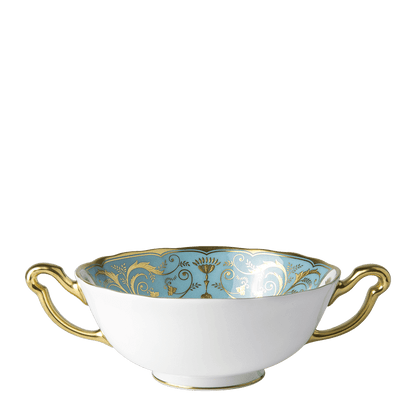 Royal Crown Derby Regency Turquoise Cream Soup Cup (340ml) – official product image