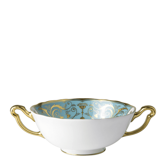 Royal Crown Derby Regency Turquoise Cream Soup Cup (340ml) – official product image