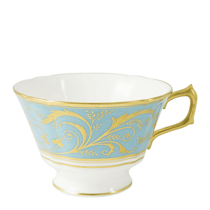 Royal Crown Derby Regency Turquoise Teacup (220ml) – official product image