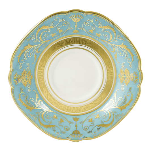 Royal Crown Derby Regency Turquoise Tea Saucer (14cm) – official product image