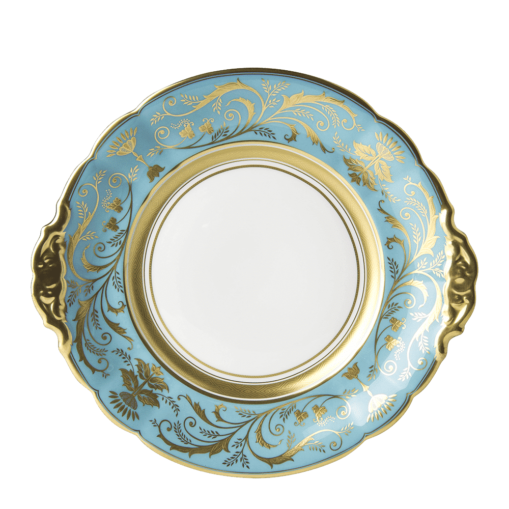 Royal Crown Derby Regency Turquoise Bread and Butter Plate (25cm) – official product image