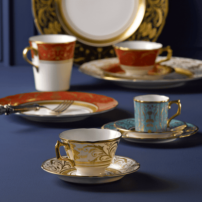 Royal Crown Derby Regency Turquoise Coffee Saucer (12cm) – alternate official product image