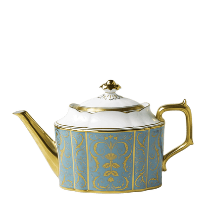 Royal Crown Derby Regency Turquoise Teapot (1650ml) – official product image