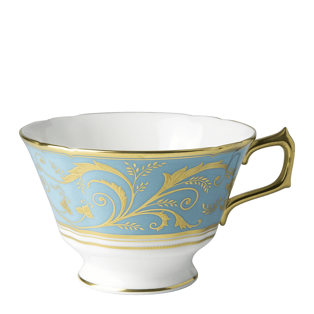 Royal Crown Derby Regency Turquoise Breakfast Cup (340ml) – official product image