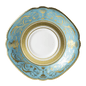 Royal Crown Derby Regency Turquoise Breakfast Saucer (16cm) – official product image