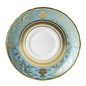 Royal Crown Derby Regency Turquoise Cream Soup Saucer (16cm) – official product image